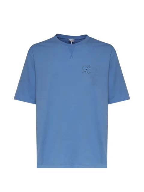LOEWE initial-embroidered T-shirt