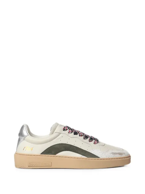 DSQUARED2 Rider distressed-effect panelled sneakers