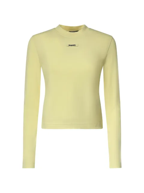 Jacquemus logo-patch long-sleeve T-shirt