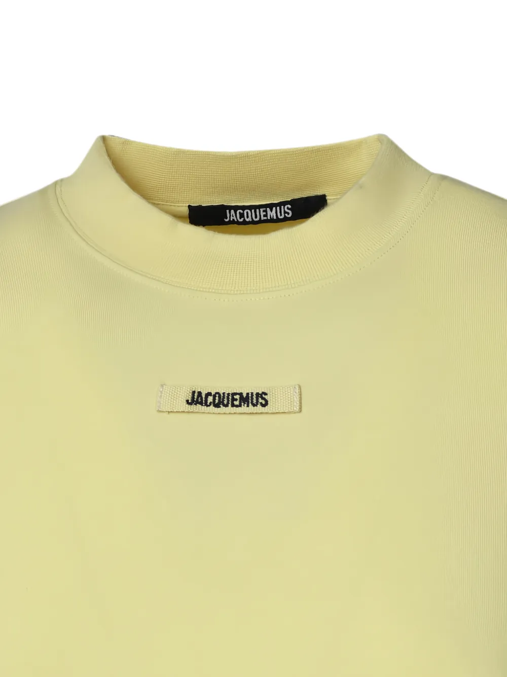 Jacquemus T-shirt met logopatch Geel