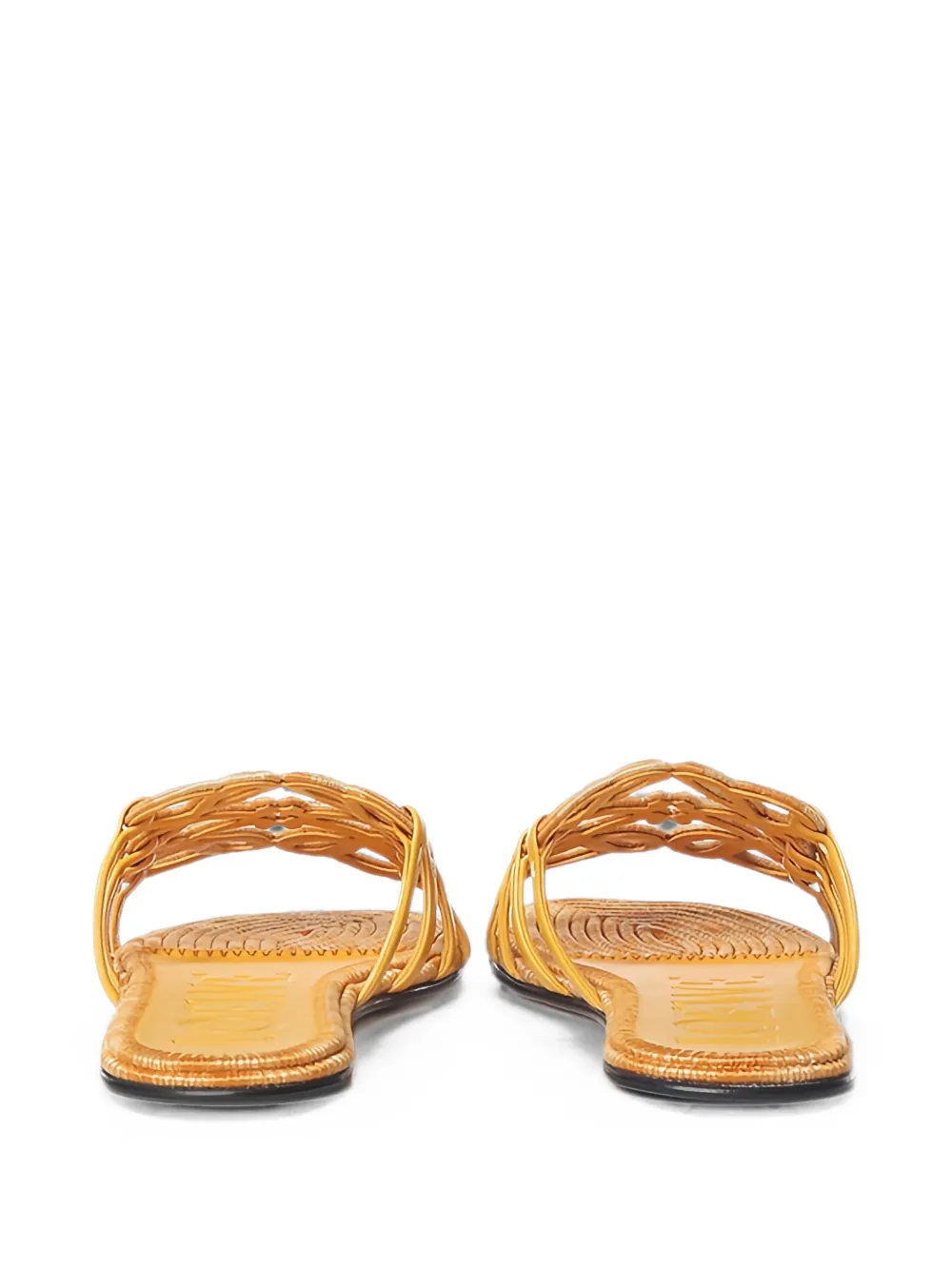 LOEWE Petal Anagram sandals Geel