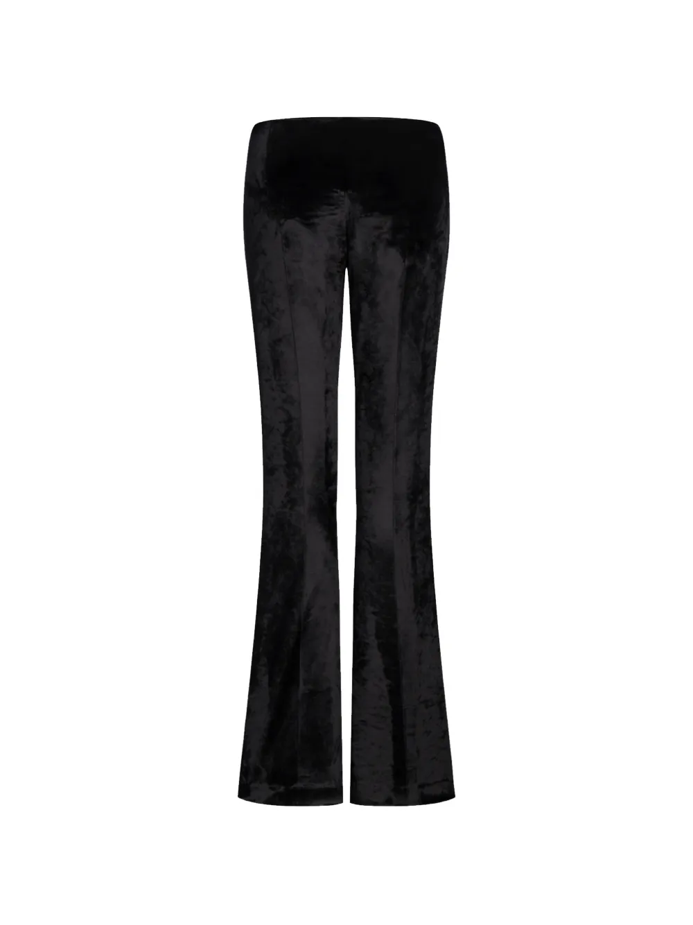 DONDUP Fluwelen flared broek Zwart