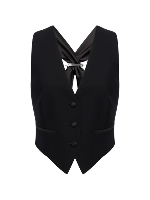 DONDUP buckled-back waistcoat