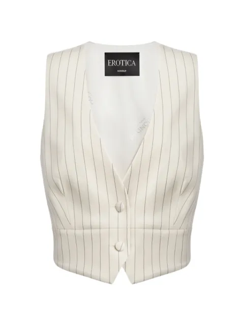 DONDUP pinstripe-pattern waistcoat