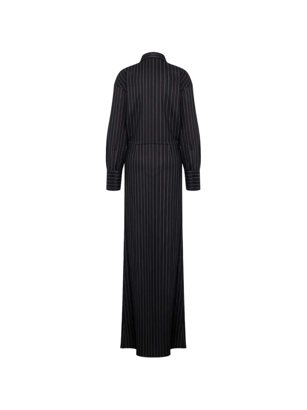 DONDUP Maxi-jurk met lange mouwen Zwart