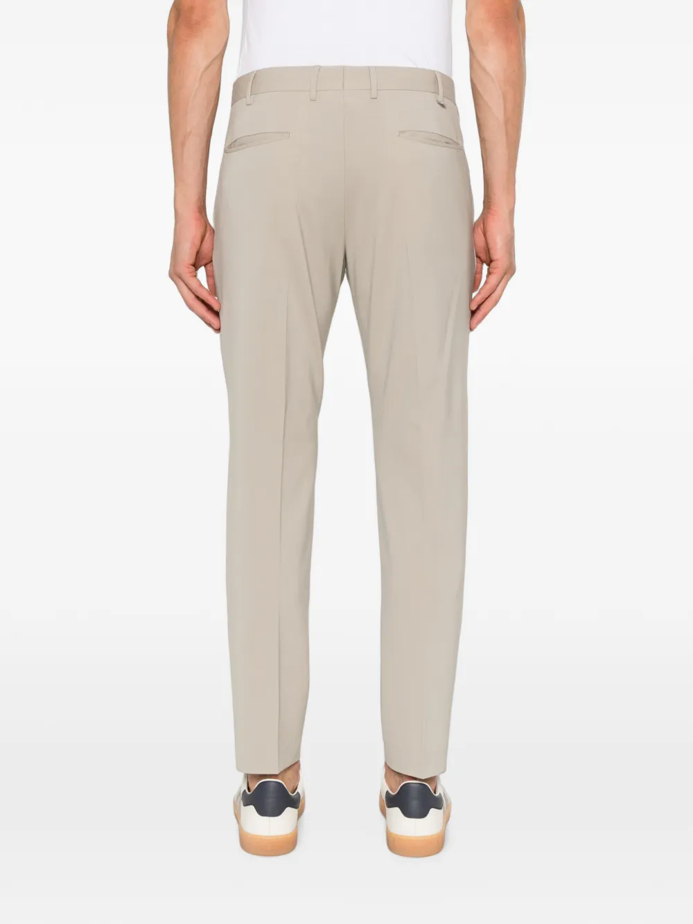 PT Torino Geplooide pantalon Beige