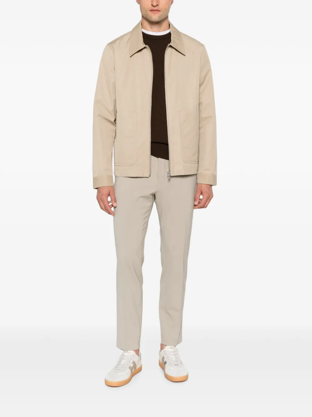 PT Torino Geplooide pantalon Beige