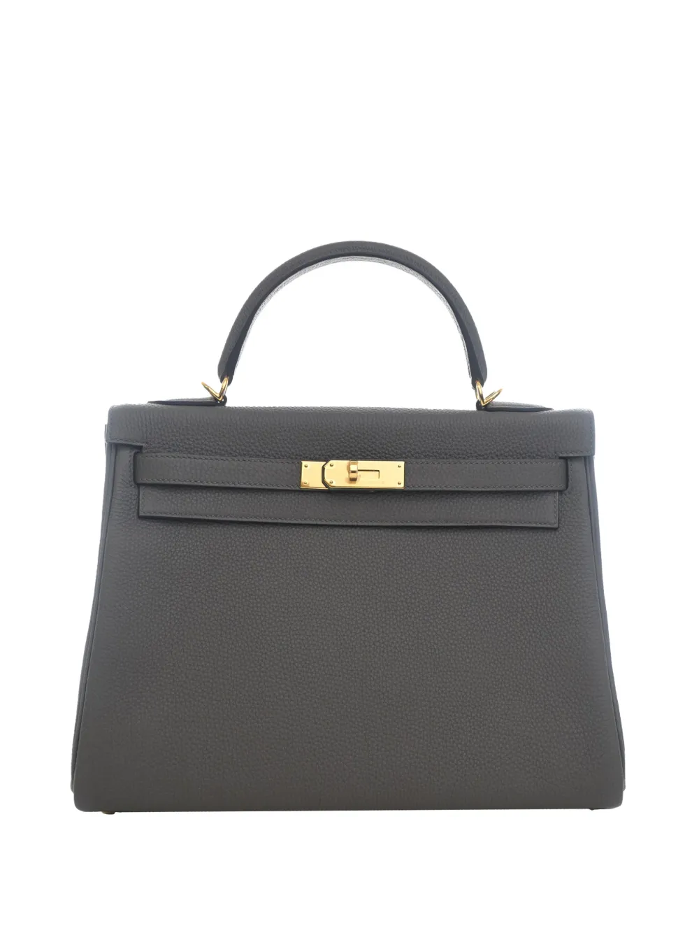 Hermès Pre-Owned Borsa a tracolla Kelly Retourne 32 in pelle Togo 2021 - Grigio