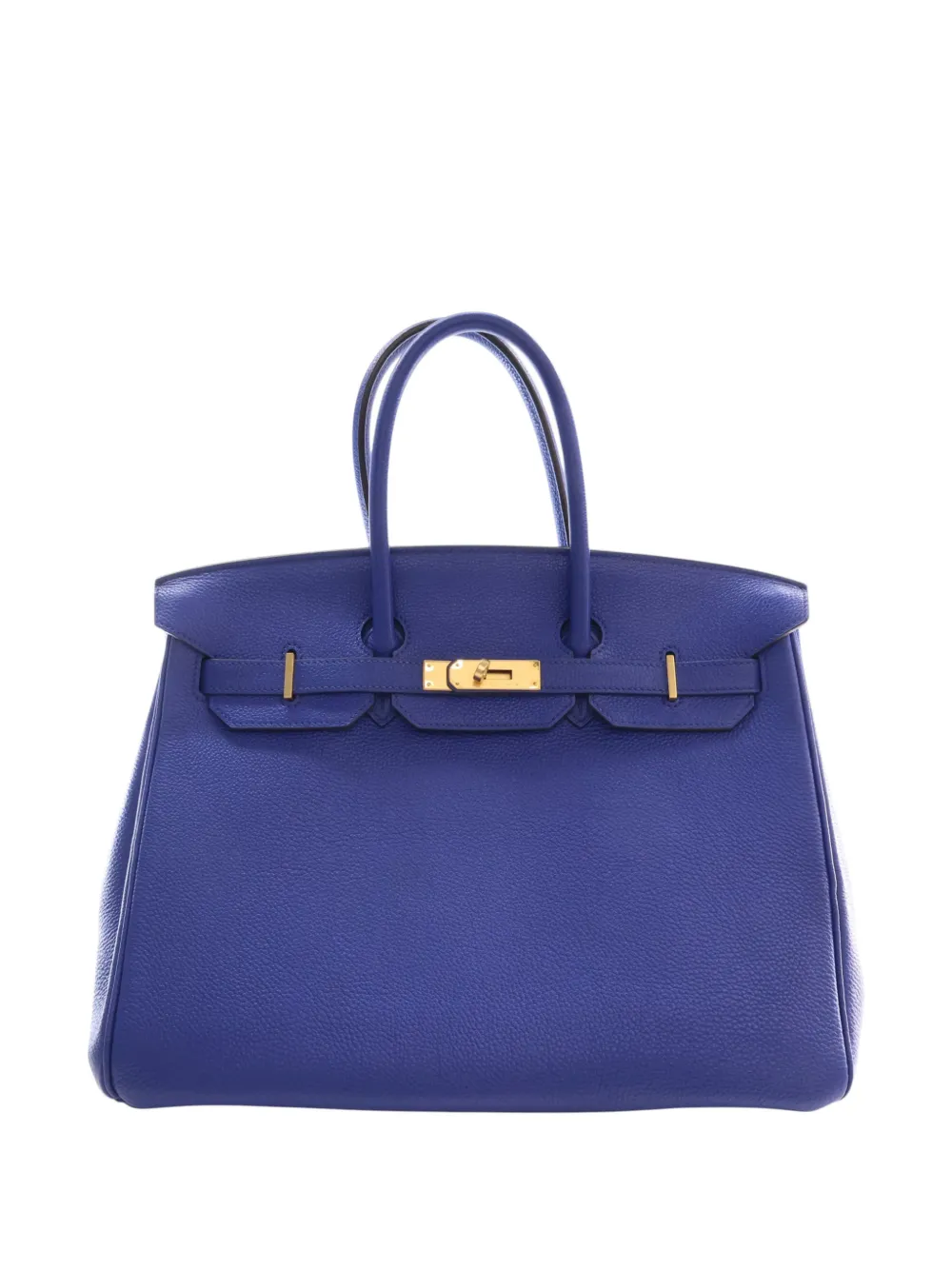 Hermès Pre-Owned Borsa a mano Birkin Retourne 35 in pelle Togo 2011 - Blu