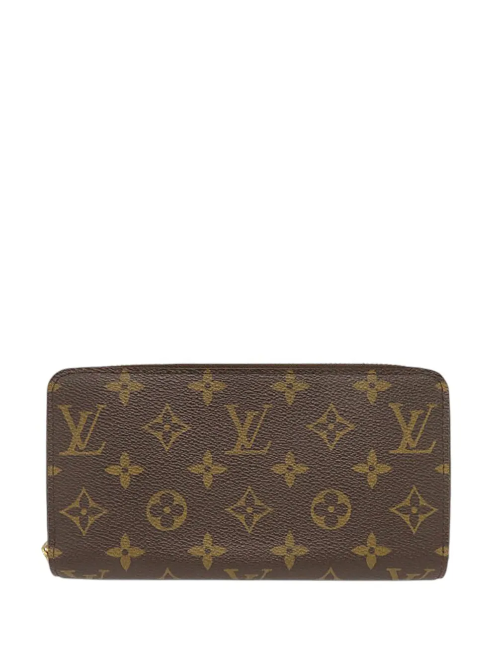 Louis Vuitton Pre-Owned Portafoglio con monogramma e zip 2008 - Marrone
