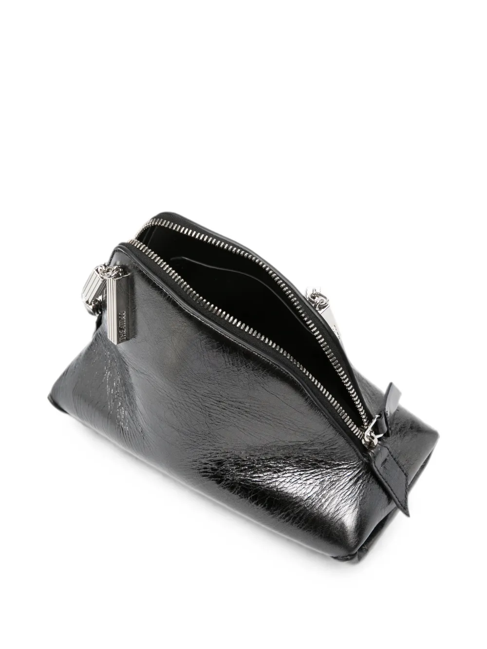 The Attico La Scala shopper met metallic-effect en schakelketting Grijs