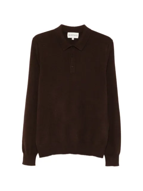 BOMPARD long-sleeve cashmere polo shirt