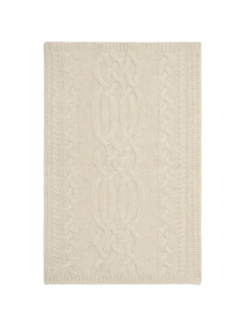 BOMPARD cable-knit cashmere snood