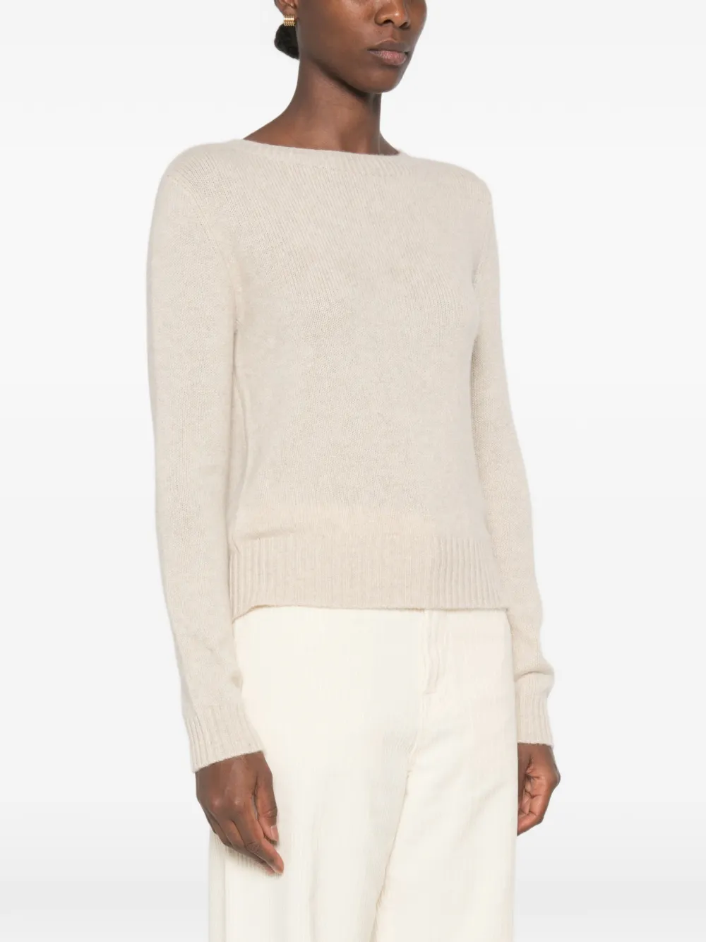 BOMPARD Trui met ronde hals Beige