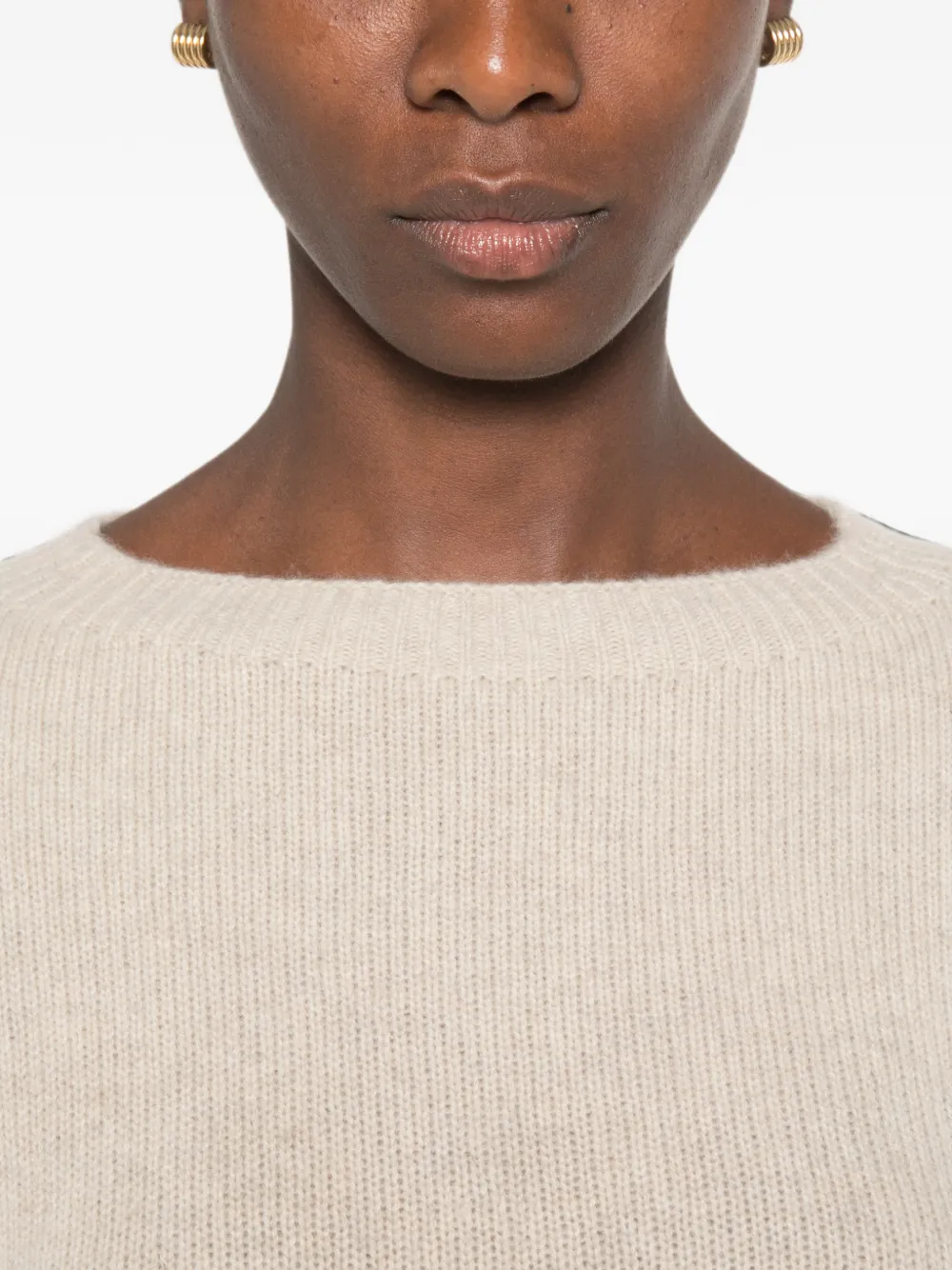 BOMPARD Trui met ronde hals Beige