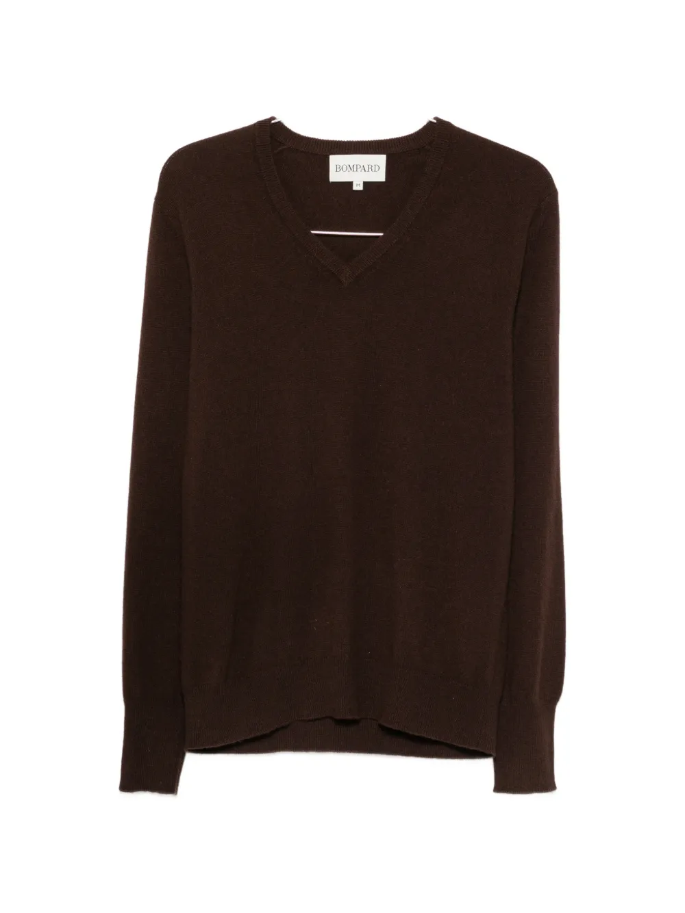 Bompard V-neck Cashmere Knit In Brown