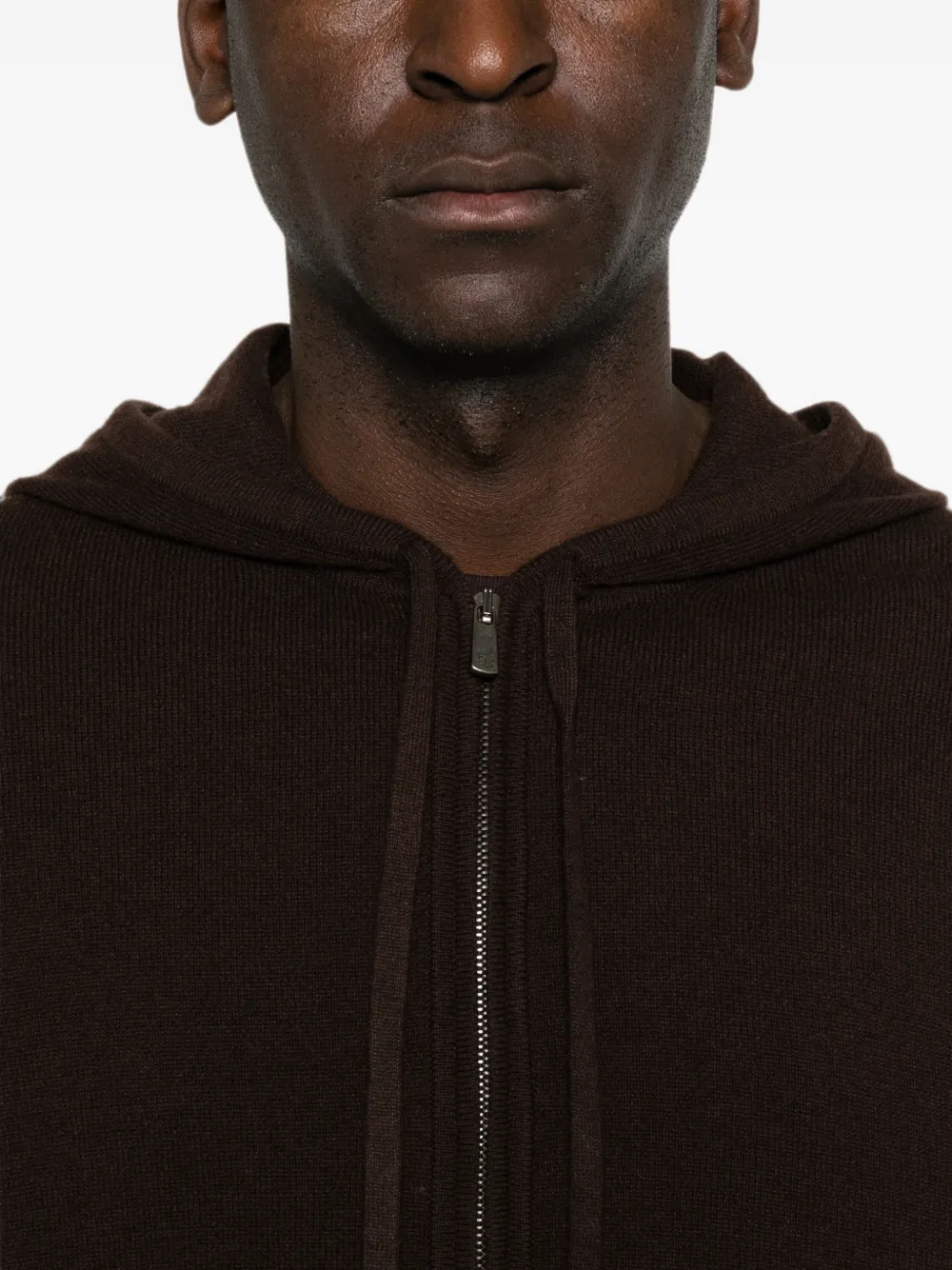 BOMPARD Hoodie met trekkoord Bruin