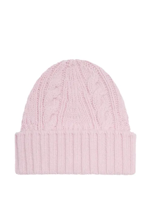 BOMPARD cable-knit beanie hat