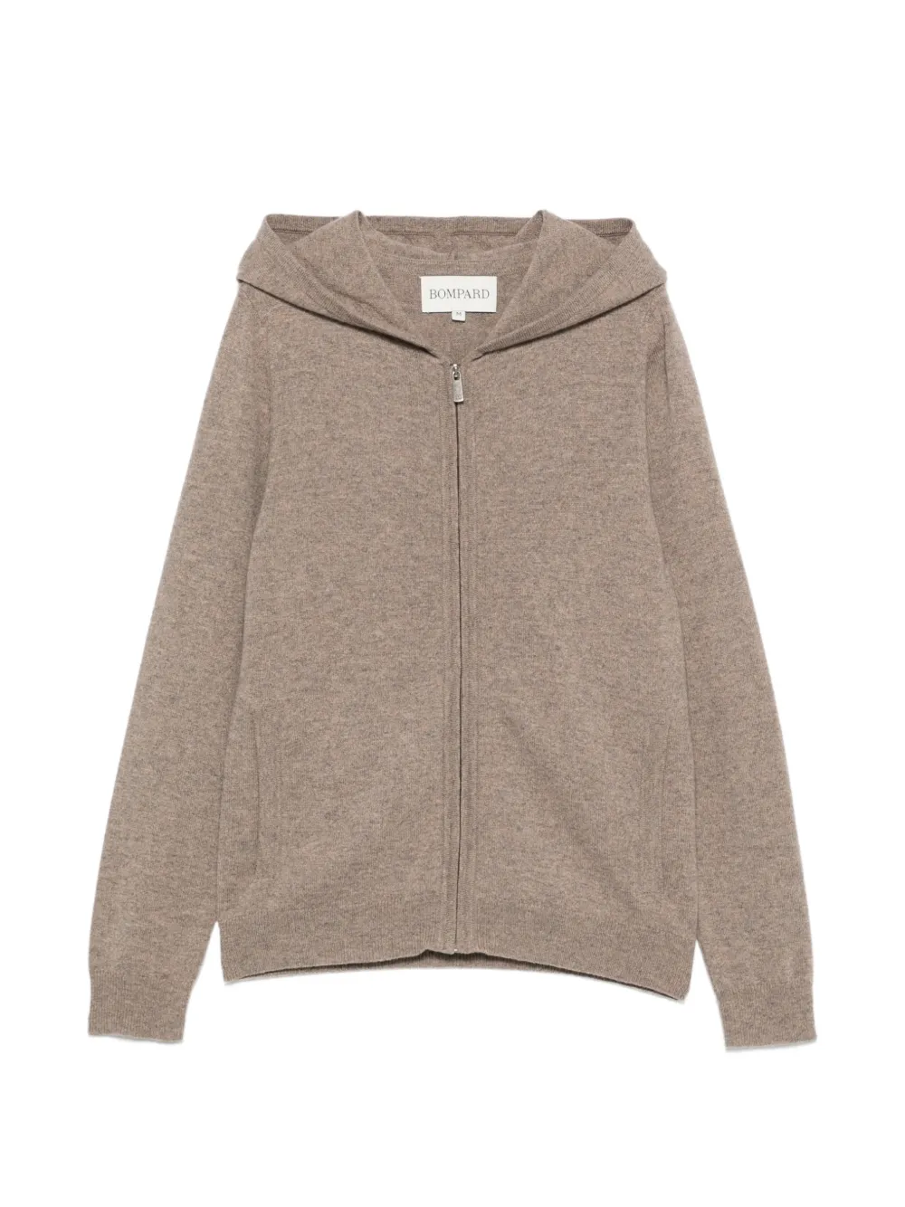 BOMPARD zip-fastening hoodie cardigan - Marrone