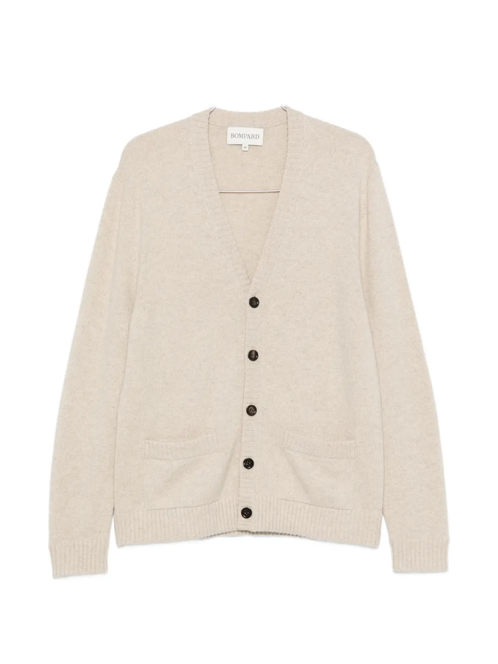 BOMPARD V-neck cashmere cardigan - Nude