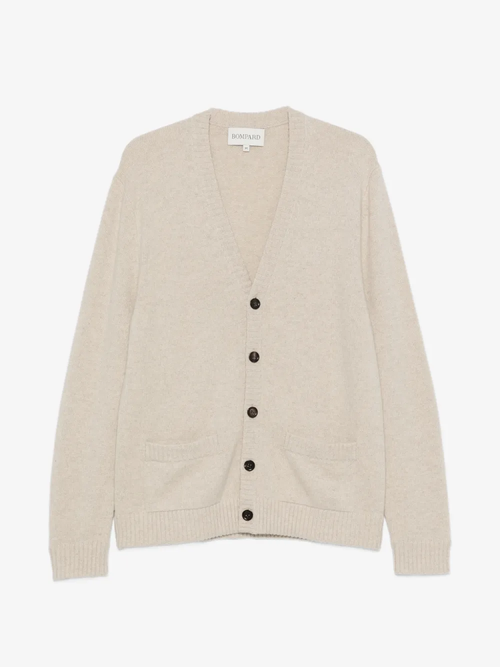 BOMPARD Vネックカシミヤカーディガン | ニュートラル | Image 1