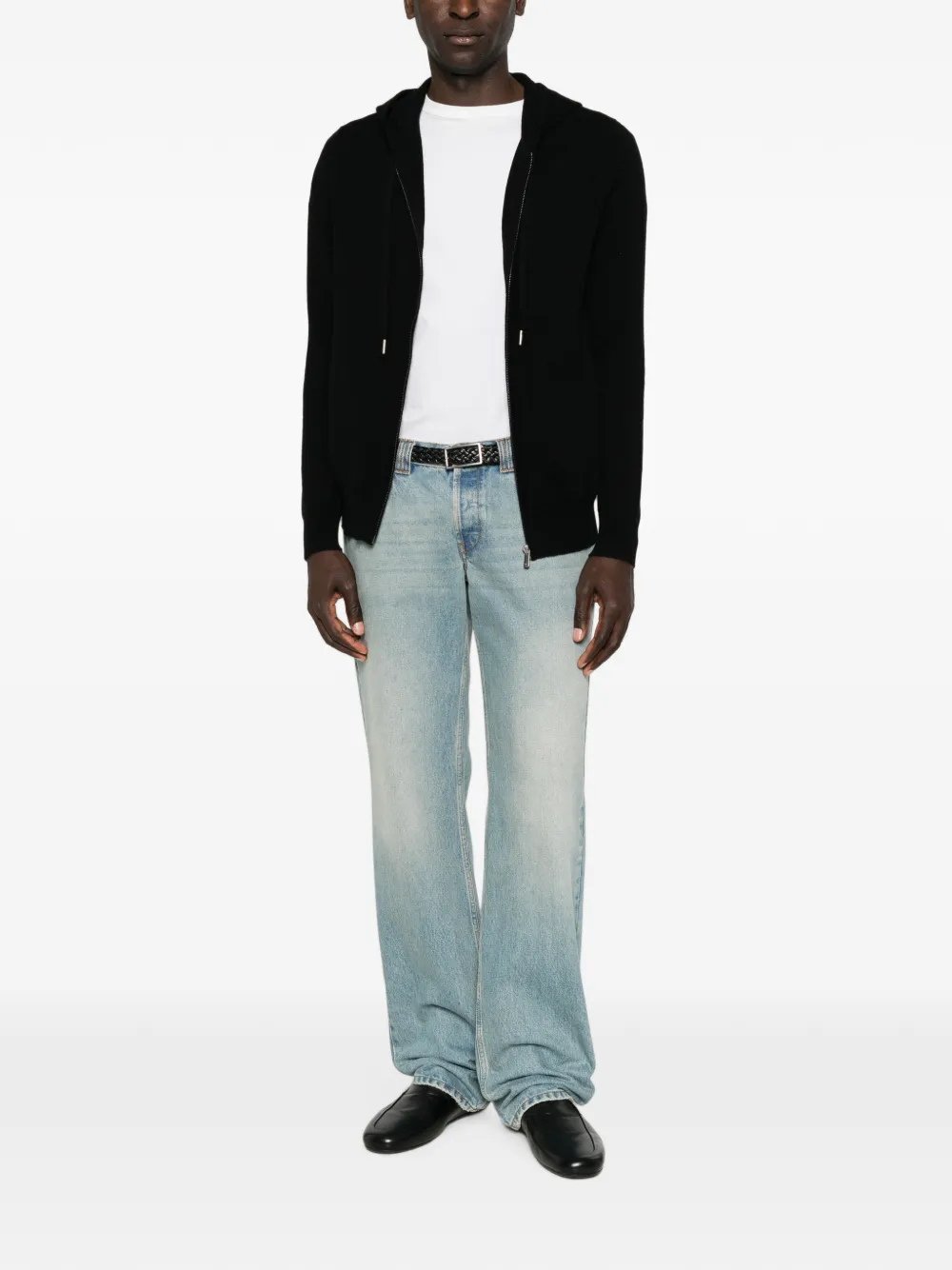 Bompard Zip-up Hoodie In Black