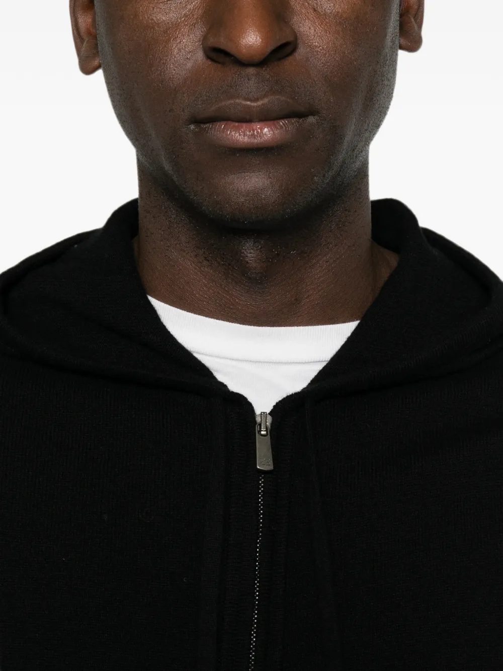 BOMPARD Hoodie met rits Zwart