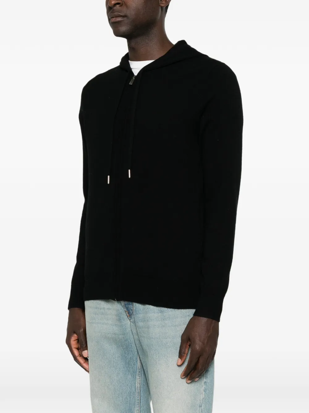 BOMPARD Hoodie met rits Zwart