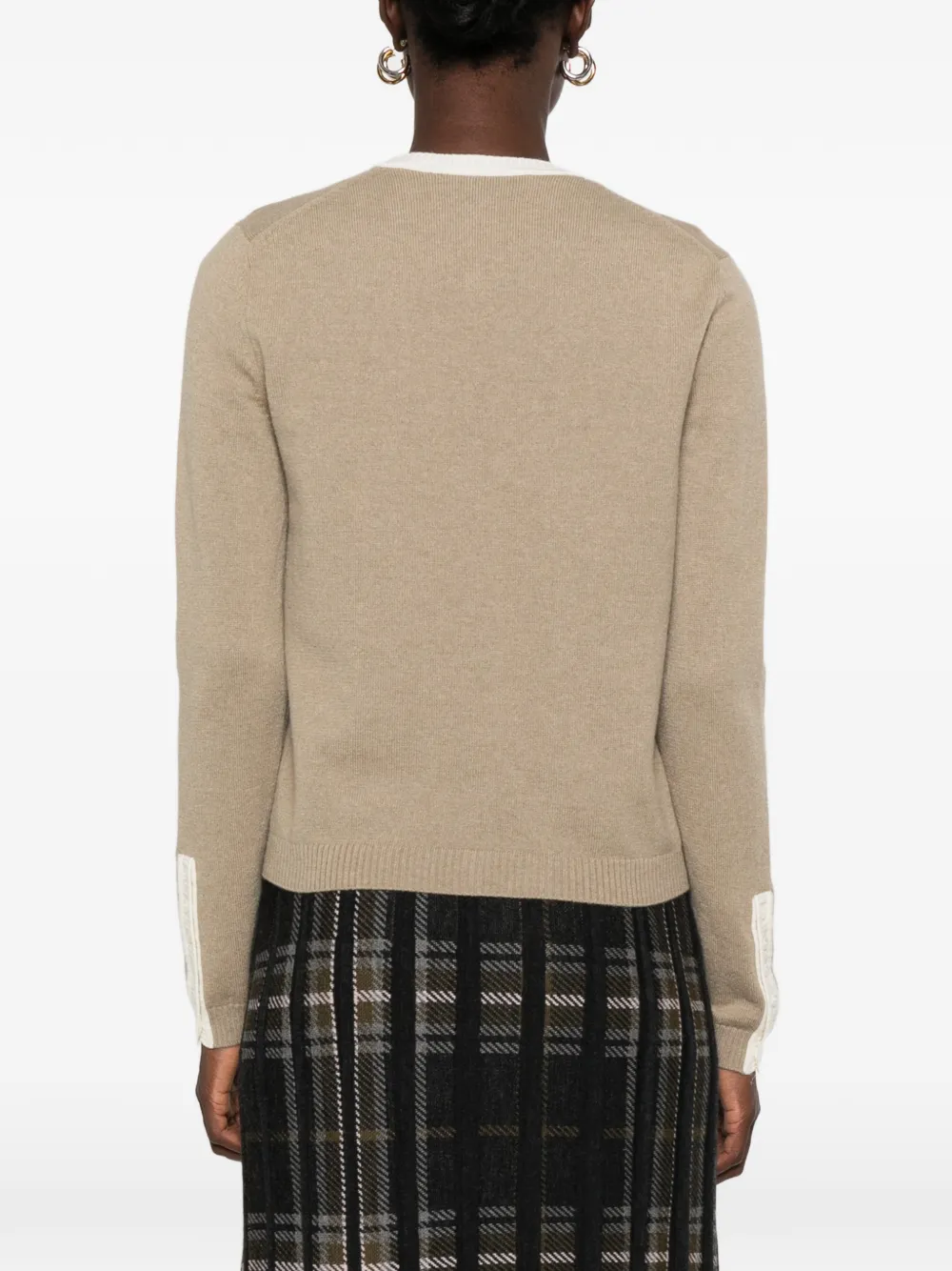 BOMPARD Vest met knoopsluiting Beige