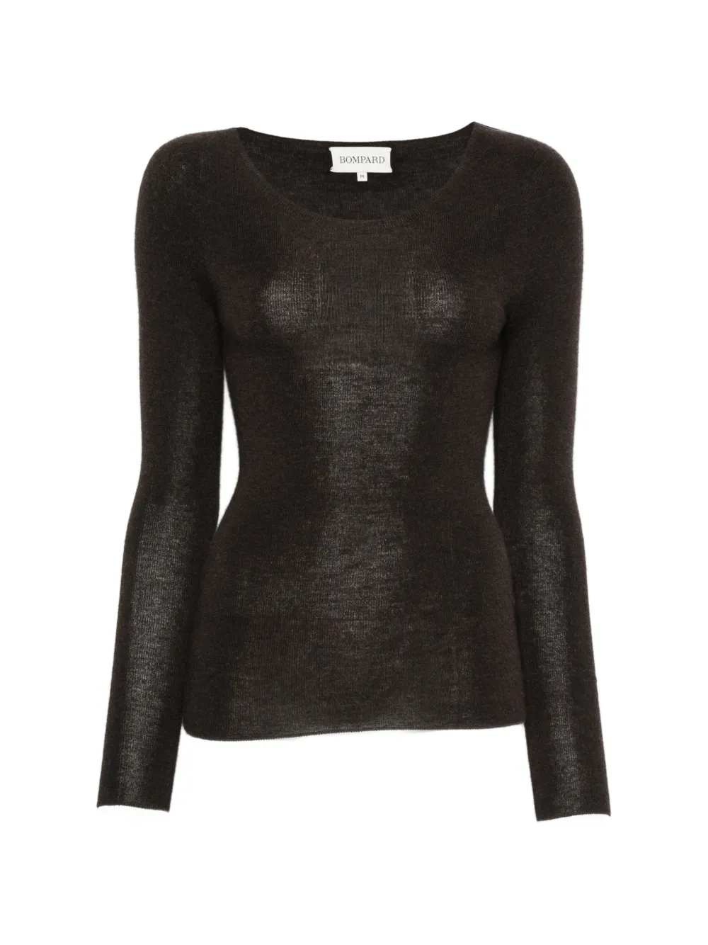 BOMPARD seamless fine-knit jumper - Marrone