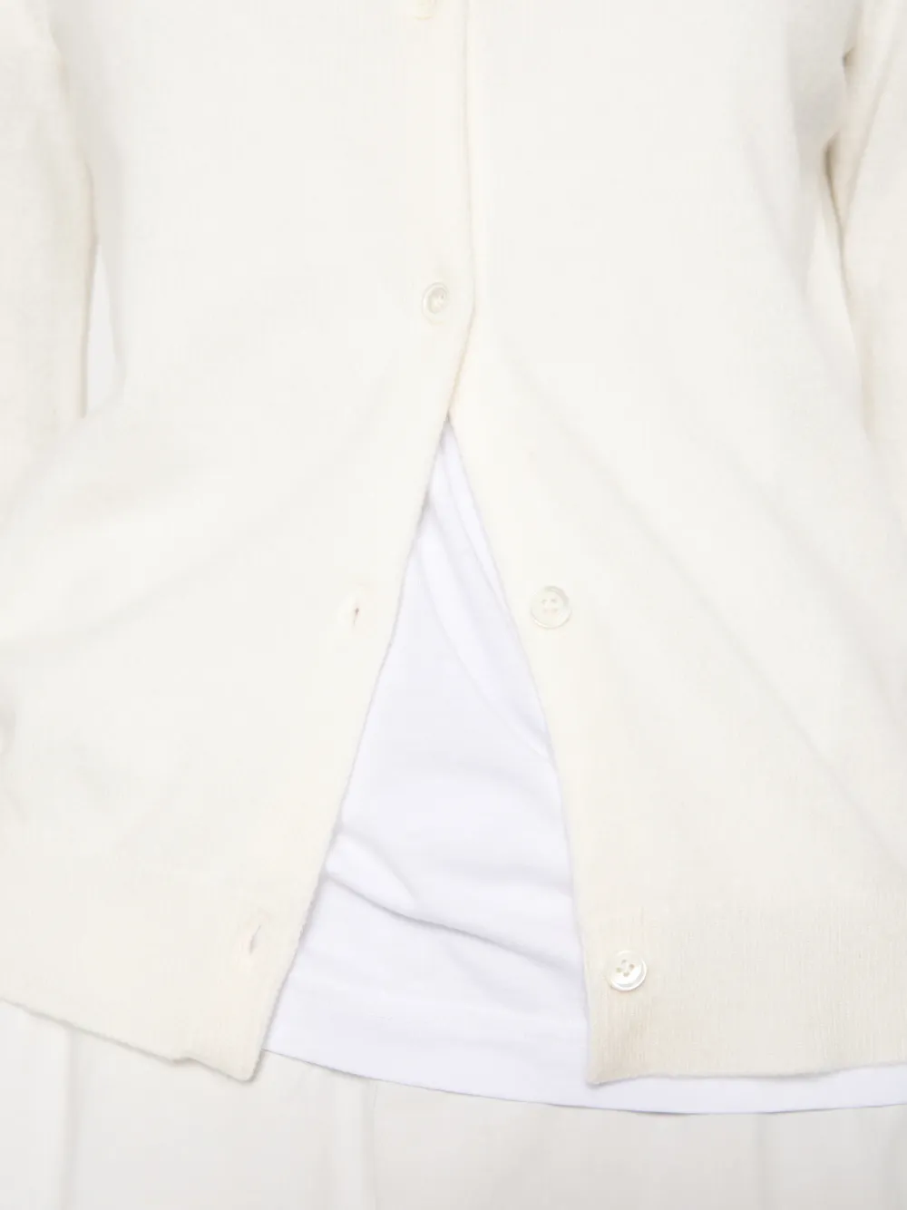 BOMPARD Kasjmier vest met ronde hals Beige