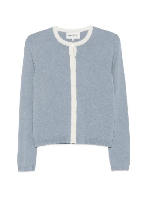 BOMPARD contrasting-trim button-sleeve cardigan