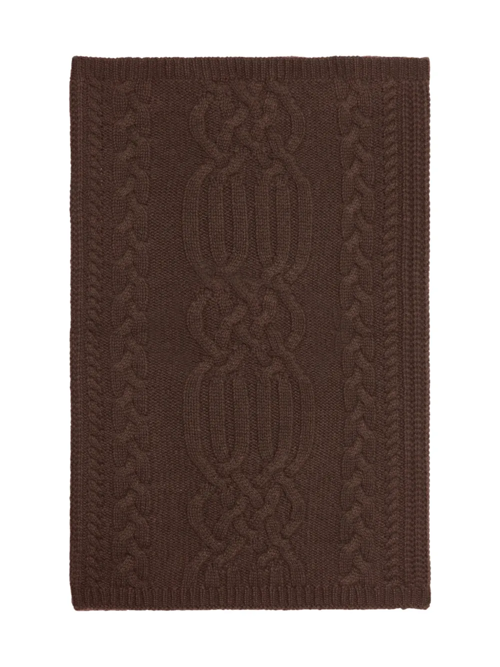 BOMPARD Kabelgebreide colsjaal Bruin