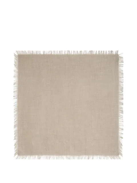 BOMPARD Swann fringed square scarf