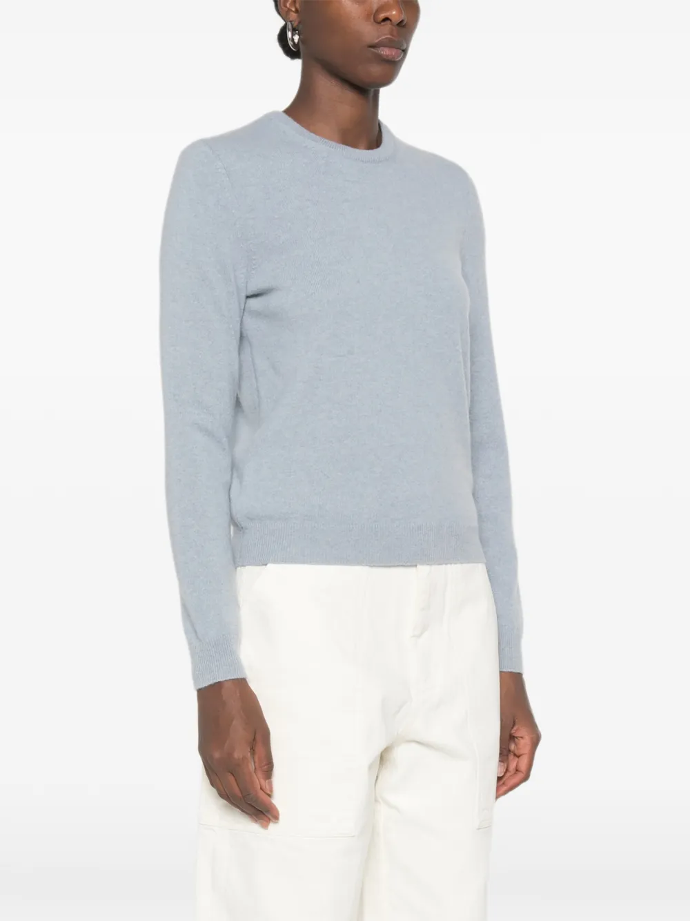 BOMPARD Kasjmier trui met ronde hals Blauw
