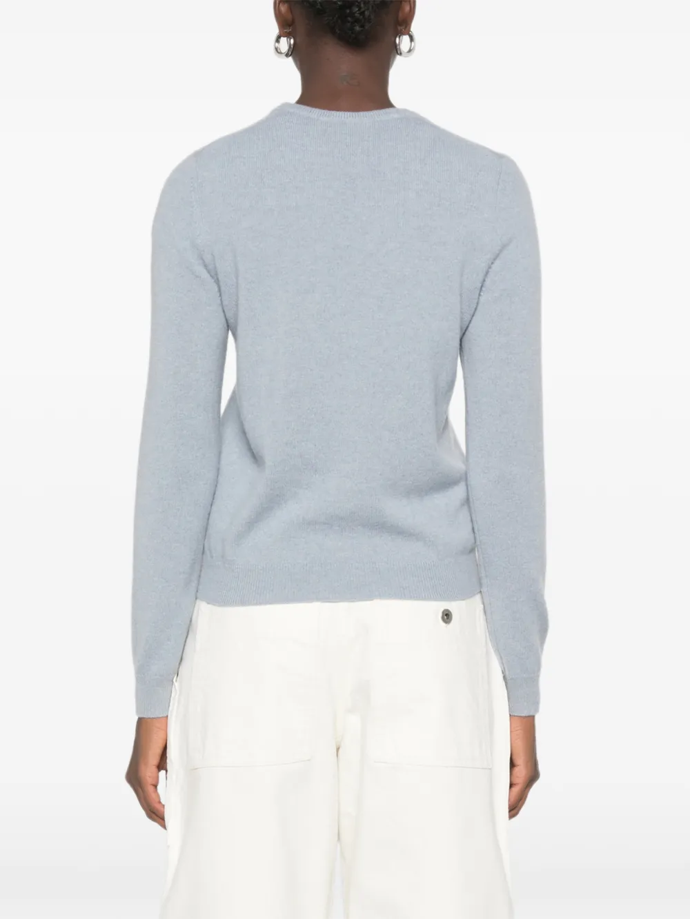 BOMPARD Kasjmier trui met ronde hals Blauw