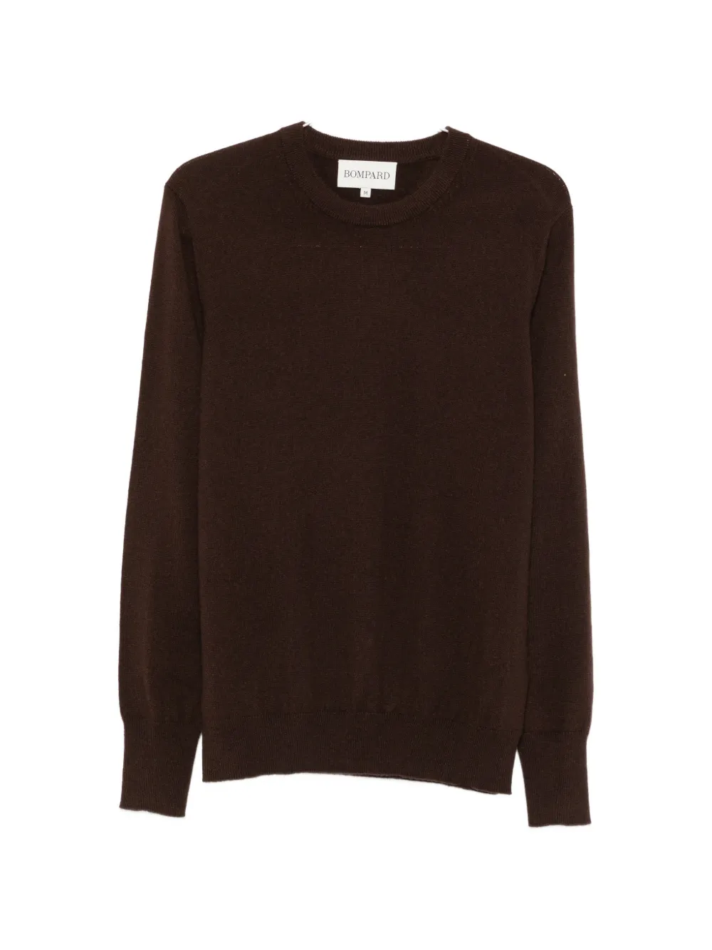 Bompard Crew-neck Cashmere Sweater In Brown