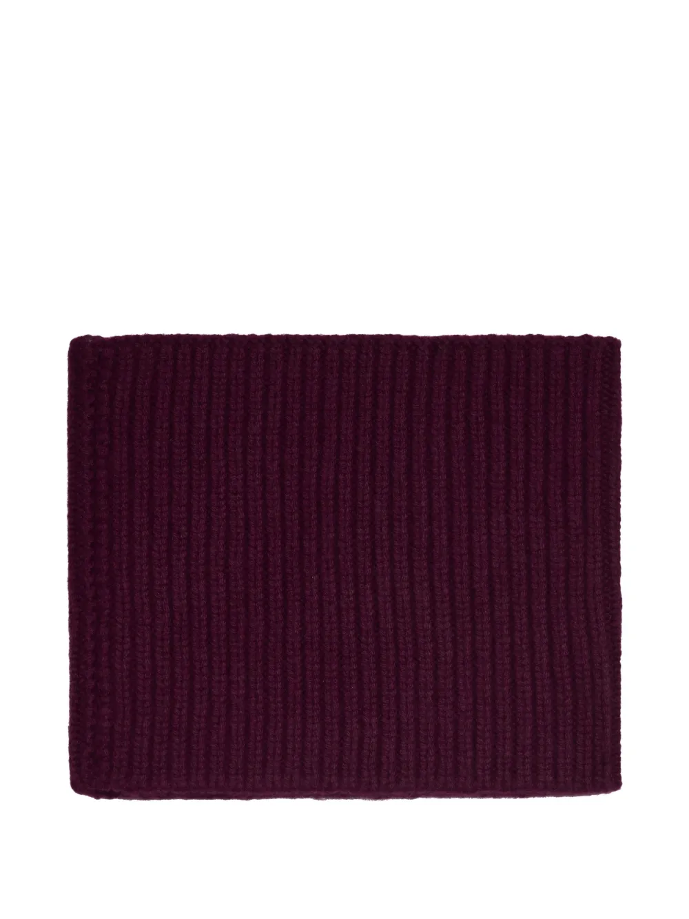 Bompard Sam Ribbed Cashmere Snood In Red