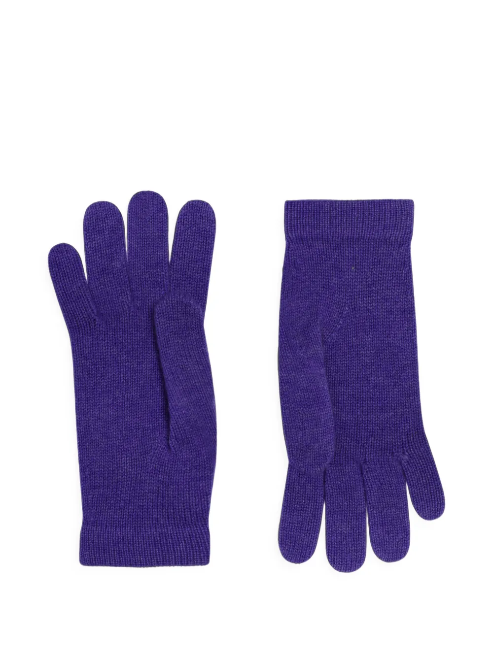 Bompard Origines Cashmere Knitted Gloves In Purple