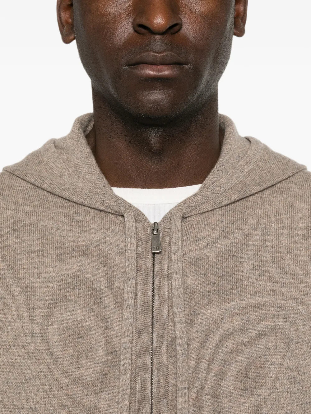 BOMPARD Hoodie met rits Beige