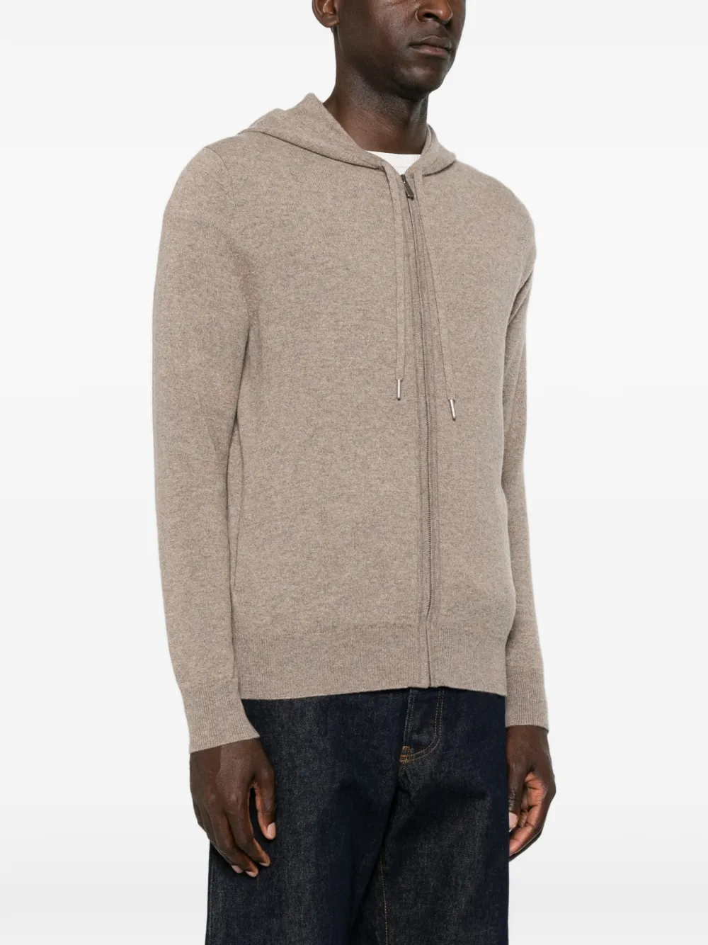 BOMPARD Hoodie met rits Beige