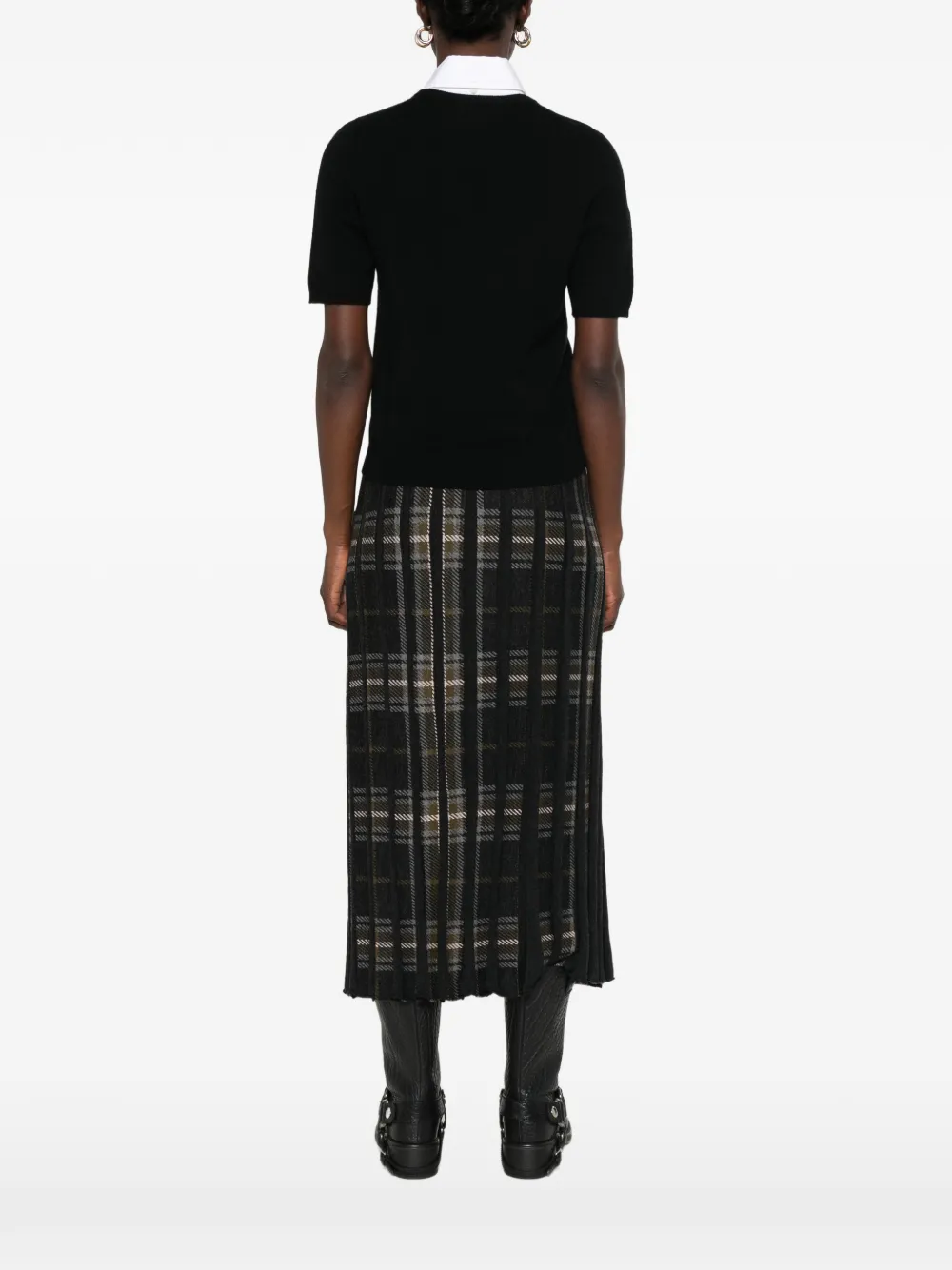 BOMPARD Top met korte mouwen Zwart