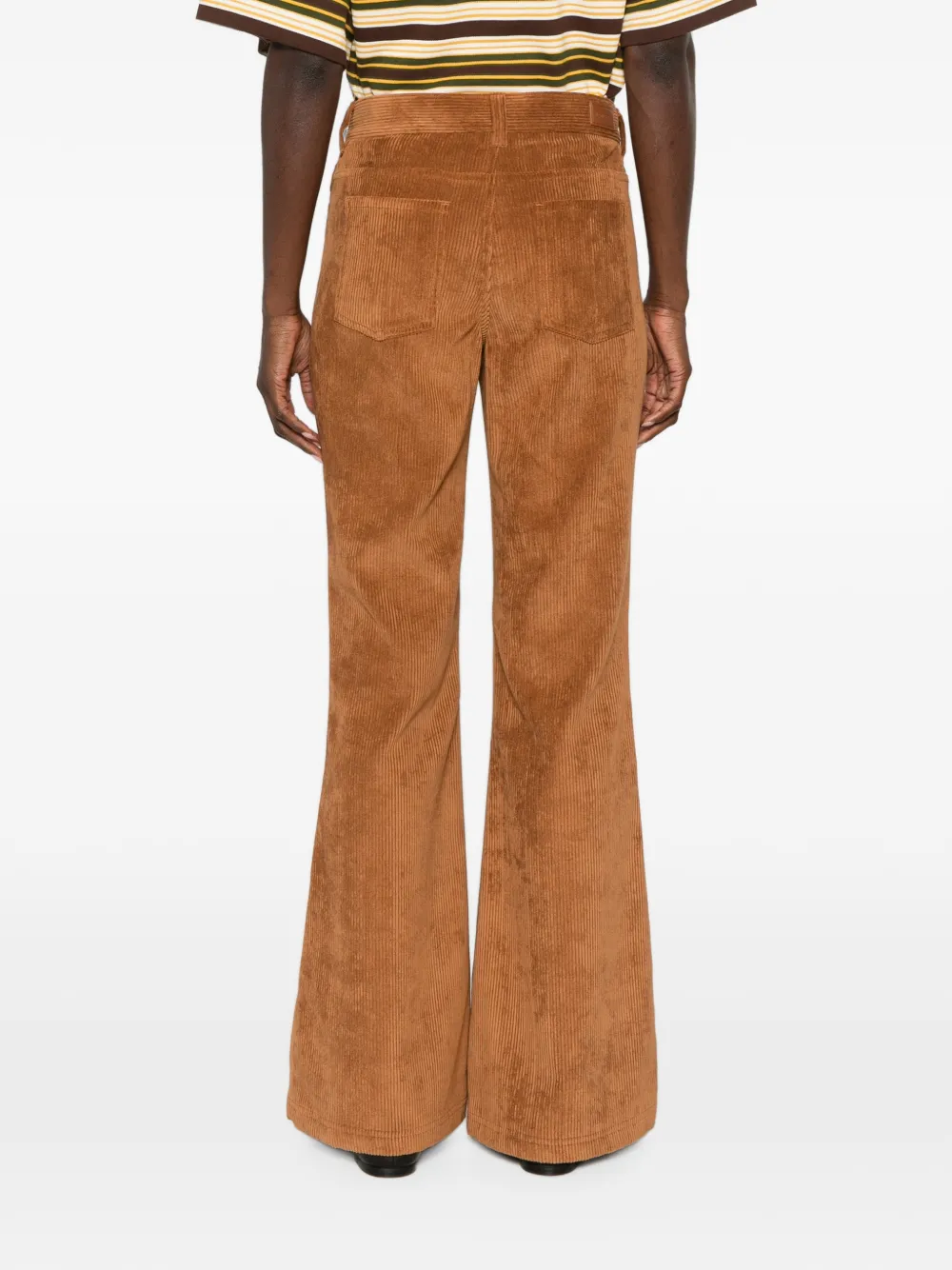Moncler Flared broek Bruin