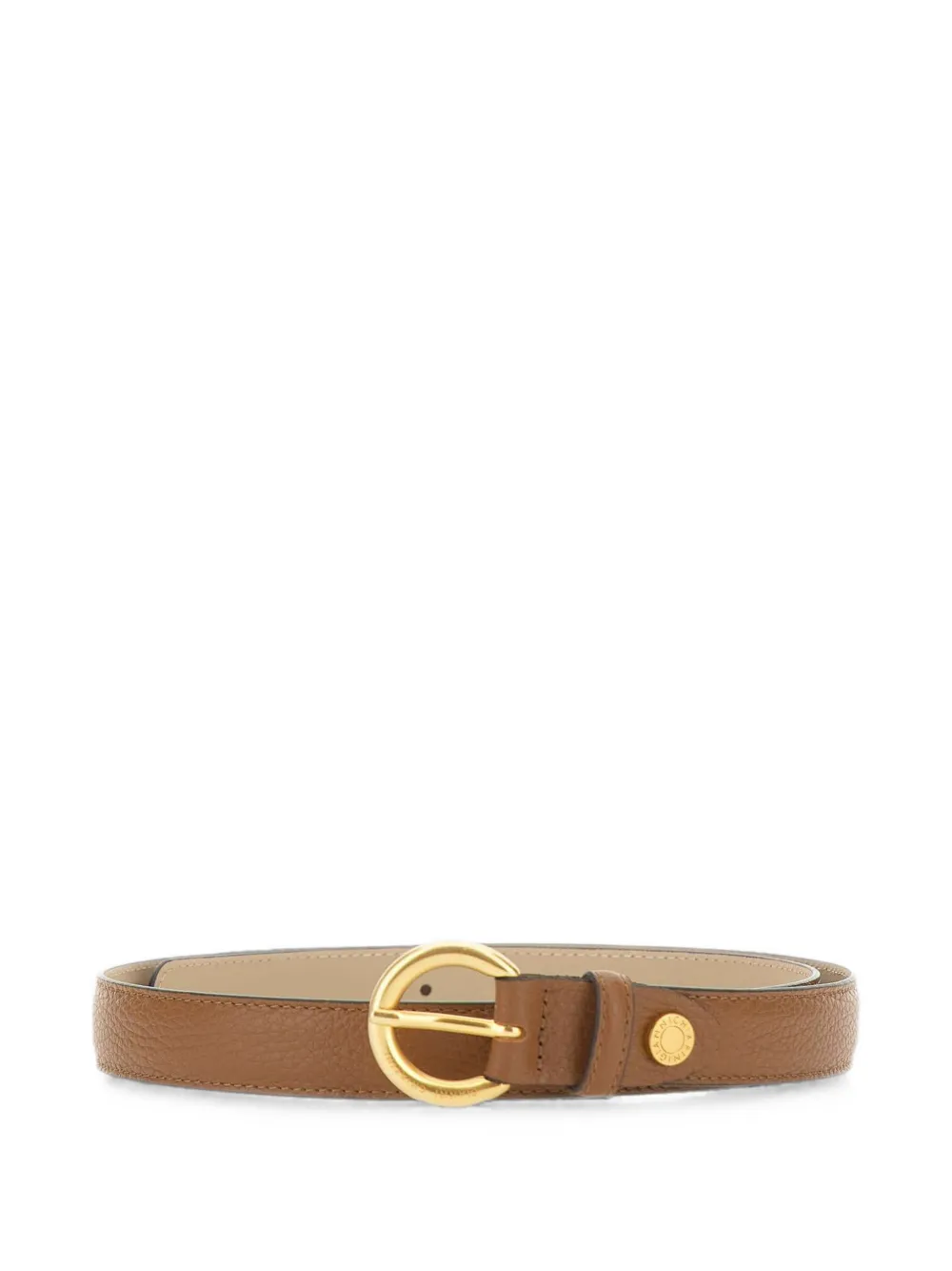 GIANNI CHIARINI hammered-leather belt - Braun