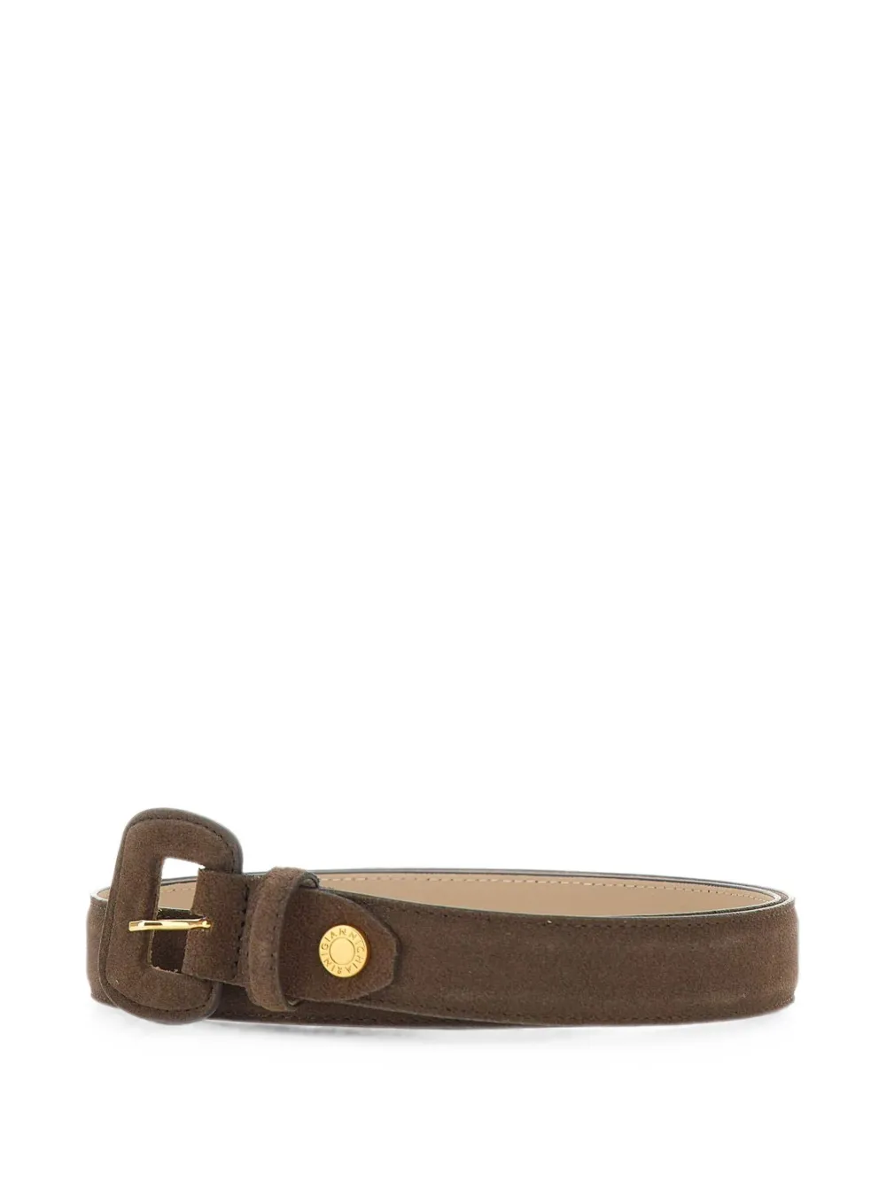 GIANNI CHIARINI Suède gespriem Bruin