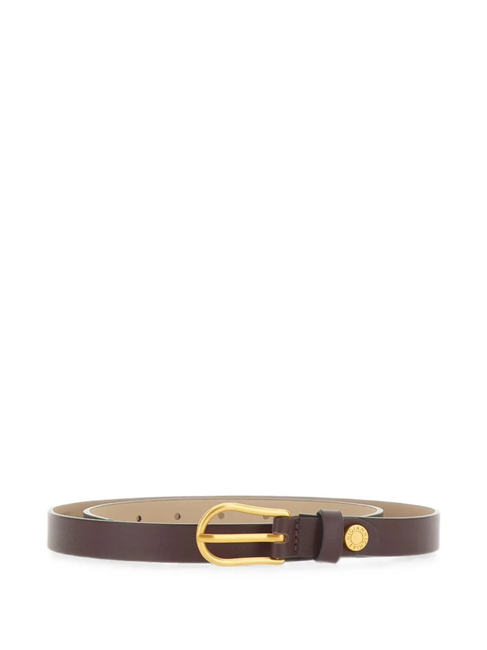 GIANNI CHIARINI logo leather belt - Marrone