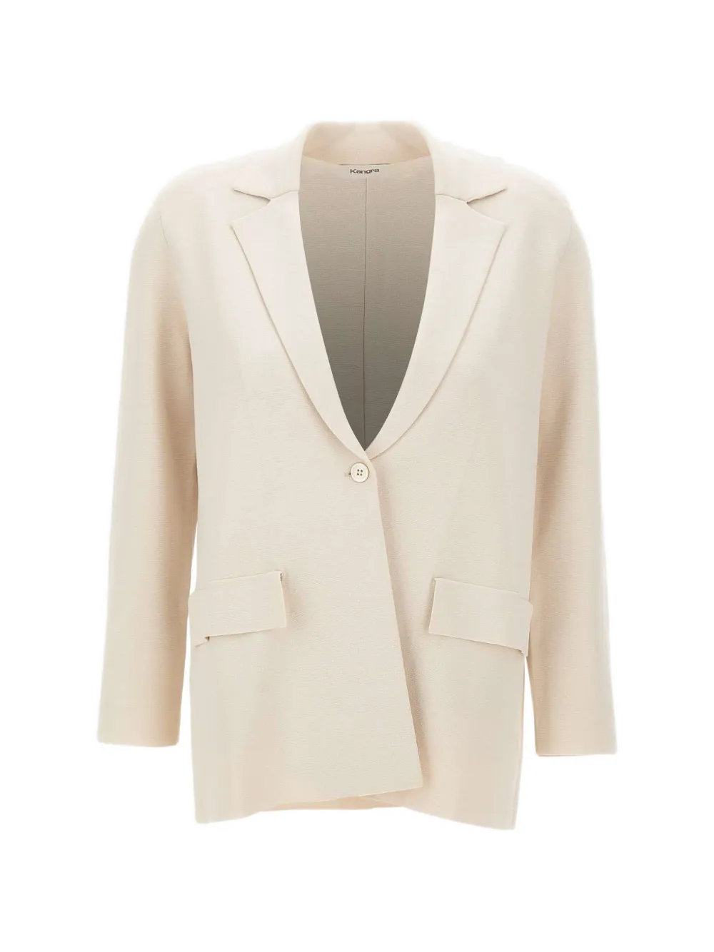 Kangra Milano-stitch single-breasted blazer - Toni neutri