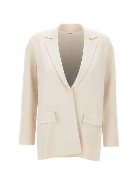 Kangra Milano-stitch single-breasted blazer