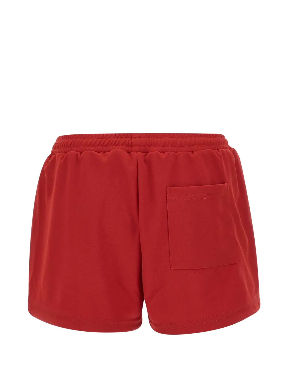 Sporty & Rich Shorts met geborduurd logo en contrasterende afwerking Rood