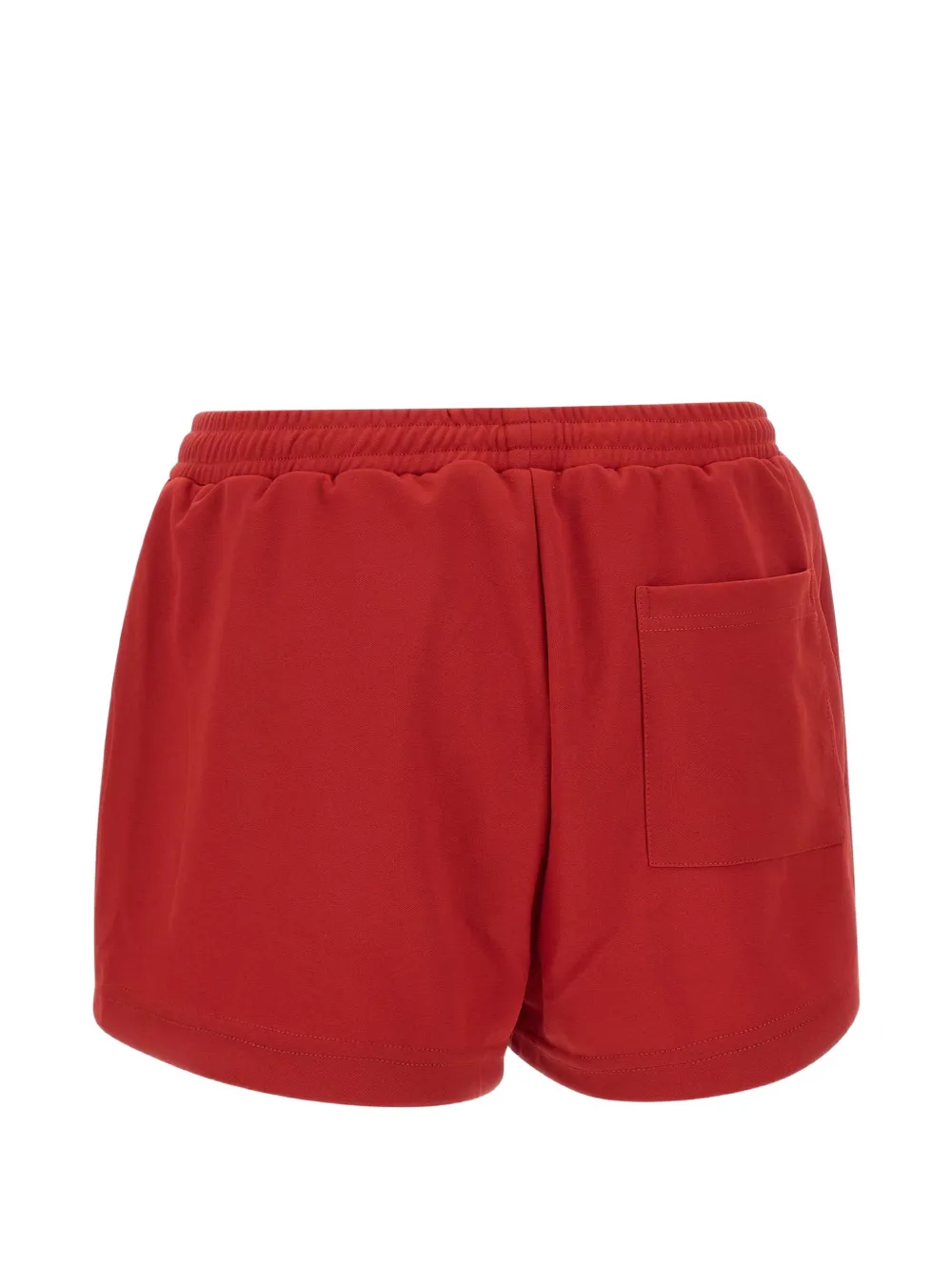 Sporty & Rich Shorts met geborduurd logo en contrasterende afwerking Rood